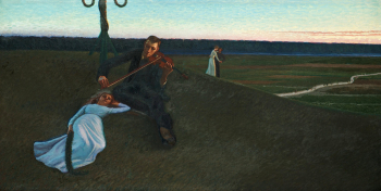 Ева Фредрика Бонниер. В середине лета. Холст, масло. 67х130. 1900. Бонниерская коллекция портретов.