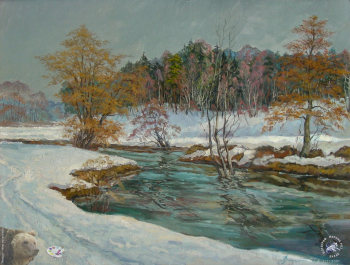 Ваняев Владимир Александрович. Март. Холст, масло. 60х80. 1999. Авторское собрание.