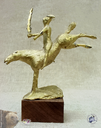 Корнеев Виктор Иванович. Всадник. Бронза. Авторское собрание.