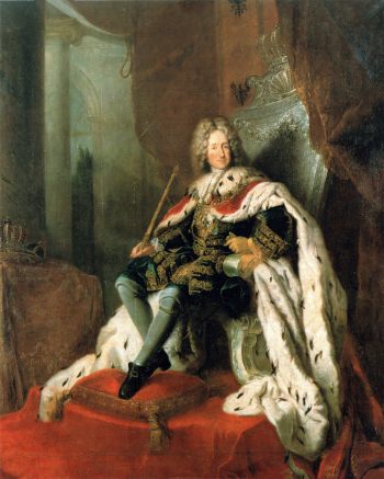 Антуан Пэн. Фридрих I Прусский. Холст, масло. До 1713 года. Фонд прусских дворцов и садов Берлина - Бранденбурга.