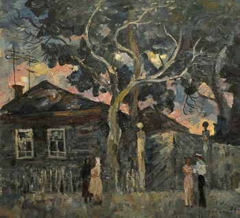 Бирштейн Макс Авадьевич. Сольвычегодск. Холст, масло. 85х90. 1979. Оренбургский областной музей изобразительных искусств.