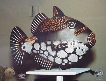 Хохловкин Пётр Викторович. Спинорог. Керамика. 1994. Частное собрание.