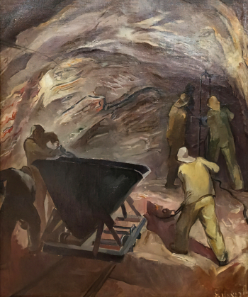 Хохлов Евгений Викторович. Соликамск. Холст, масло. 72,5х60,5. 1930-е. Екатеринбургский музей изобразительных искусств.
