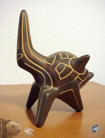 Хохловкин Пётр Викторович. Тля. Керамика. 1991. Частное собрание.