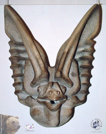 Хохловкин Пётр Викторович. Ушан. Керамика. 1995. Частное собрание.