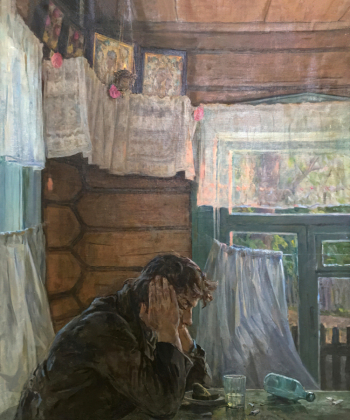Шемякин Михаил Михайлович (1908-2003). Свет и мрак. Холст, масло. 123х101. 1962. Химкинская картинная галерея имени С.Н.Горшина.