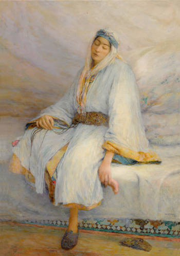 Луи-Огюст Жирардо. Отдыхающая марокканка. Холст, масло. 81,3х57,8. 1892. Частное собрание.