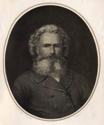 Максимиллиан Фаянс. Портрет Томаша Зана. Бумага, литография. 33,7х23,8. 1850-е. Государственный исторический музей.