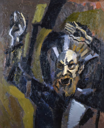 Корбаков Владимир Николаевич. Крик. Холст, масло. 107,2х88. 1978. Художественная культура Русского Севера.