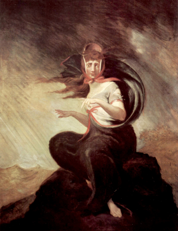 Иоганн Генрих Фюссли. Безумная Кейт. Холст, масло. 92х72,3. 1806-1807. Дом-музей Гёте (Франкфурт).