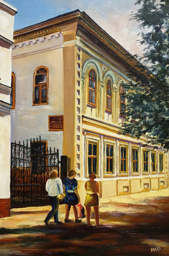 Могучев Николай Александрович. Ветлужский музей. Холст, масло. 60х40. 2019. Ветлужский краеведческий музей.