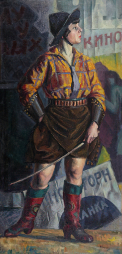 Богородский Фёдор Семёнович. Танцовщица Анна Скопина. Холст, масло. 198х93,5. 1925. Пермская государственная художественная галерея.