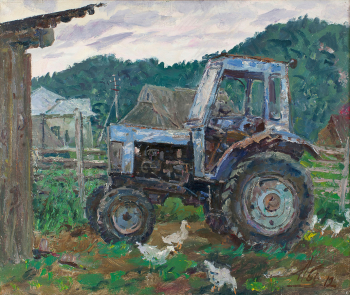 Абдуллин Риф Мударисович. Ветеран. Холст, масло. 50х60. 2012. Башкирский государственный художественный музей имени М.В.Нестерова.