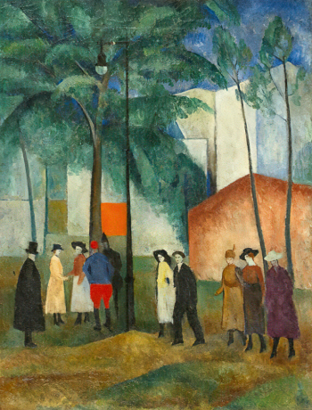 Монин Александр Александрович. Алжир. Холст, масло. 1920. Государственный Ростово-Ярославский архитектурно-художественный музей-заповедник.