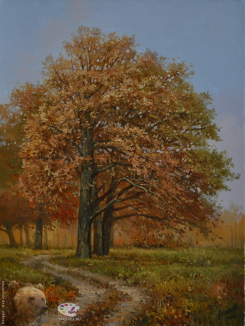 Аникин Алексей Евгеньевич. Дорожка. Холст, масло. 45х60. 2011. Собрание художника.