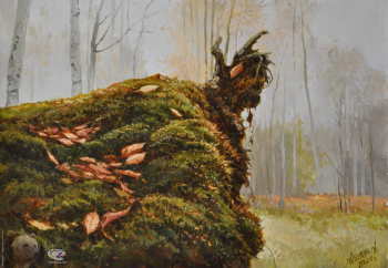 Аникин Алексей Евгеньевич. Ложе Берендея. Холст, масло. 35х50. 2014. Собрание художника.