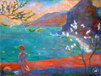 Кара-Мурза Георгий (Егор) Сергеевич. Артек. Холст, масло. 60х80. 1998. Частное собрание.