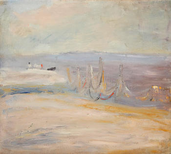 Траугот Георгий Николаевич. Валдай. Сети. Холст, масло. 46х53. 1940. Государственный Русский музей.
