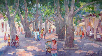 Платановая аллея. Геленджик.