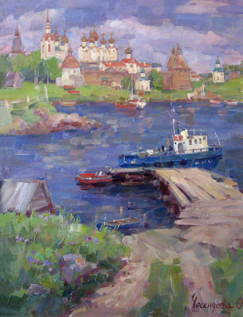 Пристань. Соловки.