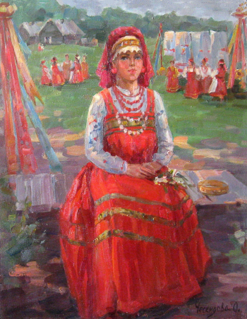 На празднике Славянские встречи. Брянская область.