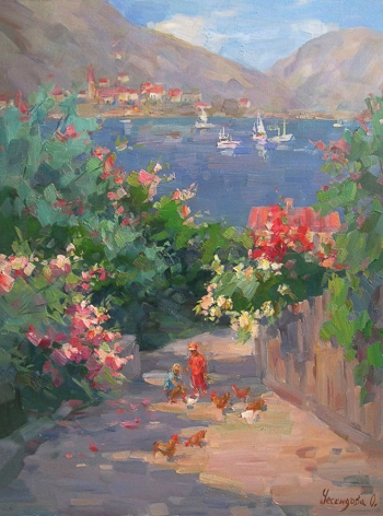 Улочка в Столиве. Черногория.