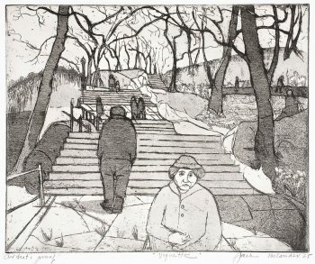 Джек Биландер. Виньетка. Бумага, акватинта. 32,5х40,1. 1965. Государственный музей изобразительных искусств имени А.С.Пушкина.