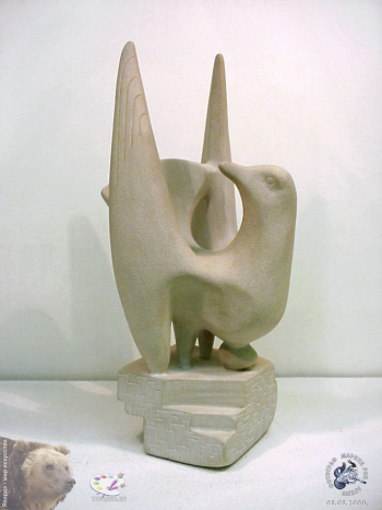 Шерифзянов Рамиль Минназимович. Птица. Керамика. 1992. Частное собрание.