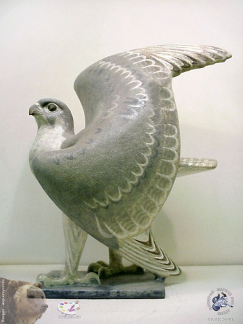 Шерифзянов Рамиль Минназимович. Сапсан. Керамика. 1998. Частное собрание.