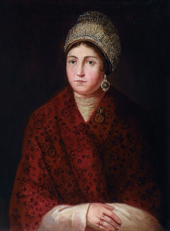 Лоч Станислав Фадеевич. В.Кожина. Холст, масло. 57х41. 1959. Музей-панорама Бородинская битва.