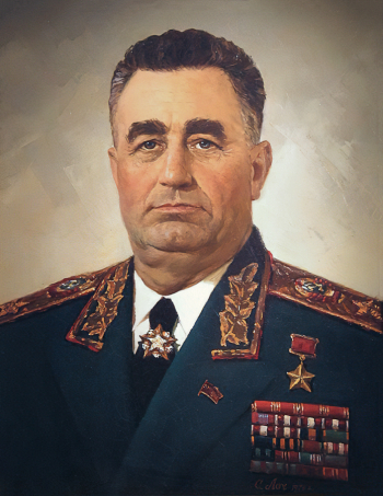 Лоч Станислав Фадеевич. Маршал Советского Союза Батицкий Павел Фёдорович. Холст, масло. 60х47. 1970. Государственный мемориальный музей А.В.Суворова.