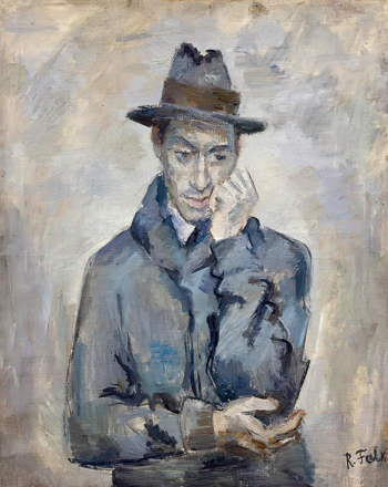 Фальк Роберт Рафаилович (1886-1958). Портрет художника Минчина. Холст, масло. 80,5х65. 1931. Пензенская областная картинная галерея имени К.А.Савицкого.