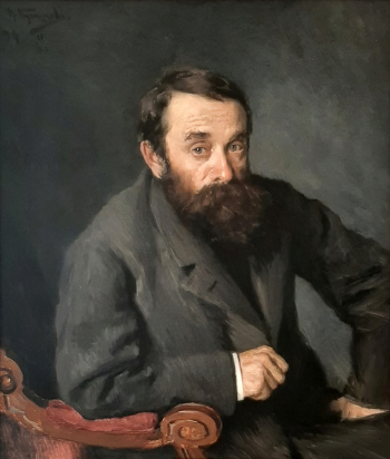 Кузнецов Николай Дмитриевич. Портрет Г.А.Ладыженского. Холст, масло. 74,5х64. 1894. Кологривский краеведческий музей имени Г.А.Ладыженского.
