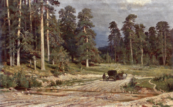 Шишкин Иван Иванович. Полесье. Холст, масло. 32х51. 1883. Частное собрание.