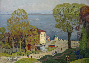 Лаврентьев Зосим Фёдорович. Козьмодемьянск. Холст, масло. 73х98. 1979. Козьмодемьянский культурно-исторический музейный комплекс.