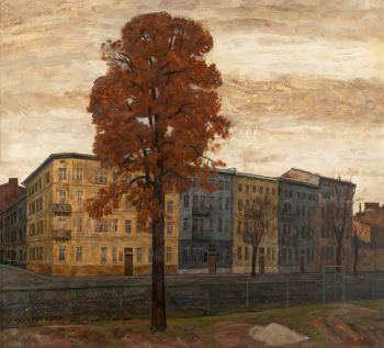 Никич (Криличевский) Анатолий Юрьевич. Краков. Улица Моджиевского. Холст, масло. 68х76. 1974. Калининградский областной музей изобразительных искусств.