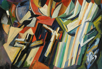 Кондратьев Павел Михайлович. Композиция. Холст, масло. 35х51. 1976. Музей изобразительных искусств Республики Карелия.