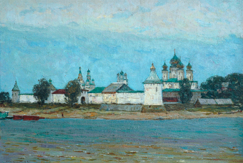 Жигимонт Пётр Иванович. Макарьевский монастырь. Холст, масло. 60х88. 1974. Художественный музей - Выставочный зал (Липецк).