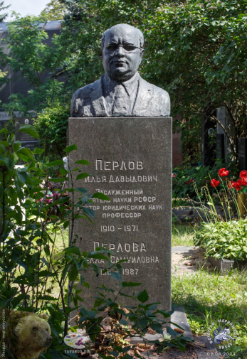 Памятник Перлову Илье Давыдовичу. Фотограф Марина Роз.