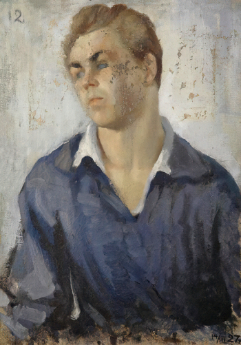 Аввакумов Николай Михайлович. Портрет юноши. Холст, масло. 62х43,8. 1927. Пермская государственная художественная галерея.