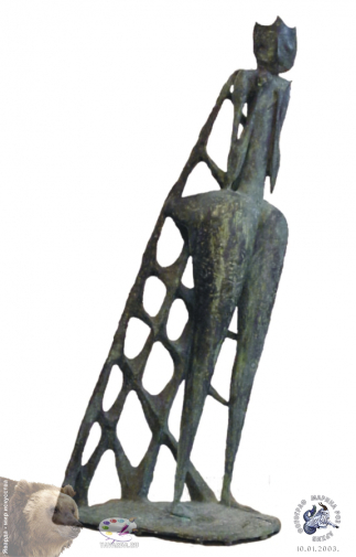 Карелиц Ольга Александровна. Голый король. Бронза. Частное собрание.