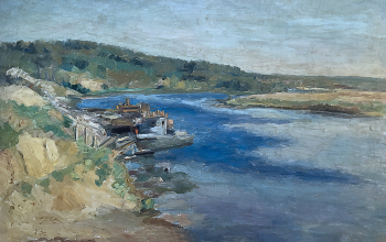 Отнякин Николай Александрович. Цна. Холст, масло. 50х79. 20 век. Тамбовская областная картинная галерея.