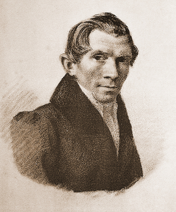 Неизвестный художник. Гальберг Самуил Иванович. Бумага, гравюра. 1830.