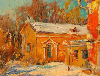 Башмаков Николай Иванович. Воскресенск. Холст, масло. Местонахождение работы неизвестно.