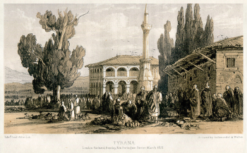 Эдвард Лир. Тирана. Иллюстрация. Бумага, гравюра. 1851. Частное собрание.