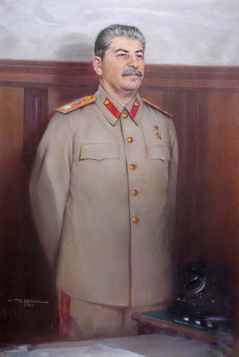 Космин Иван Владимирович. Портрет И.В.Сталина. Холст, масло. 132х90. 1949. Пермская государственная художественная галерея.