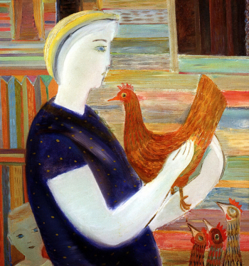 Лепетухин Александр Петрович. Утренний мотив. Холст, масло. 77х76. 1982-1989. Дальневосточный художественный музей.