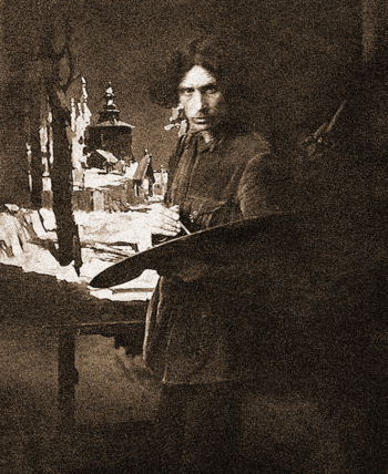Гужавин Михаил Маркелович в конце 1920-х годов. Неизвестный фотограф.