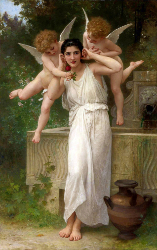 Уильям Бугро. Юность. Холст, масло. 189х123. 1893. Частное собрание.