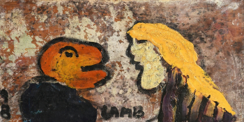 Мэтт Лэмб. Без названия. Доска, масло. 30,3х60,5. 1998. Частное собрание.